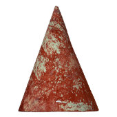 Oud koper: levendige metaaltextuur. feesthoedjes (Rechts)