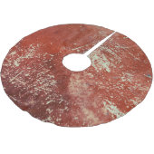 Oud koper: levendige metaaltextuur. kerstboom rok (Gekanteld)