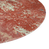 Oud koper: levendige metaaltextuur. snijplank (Hoek)