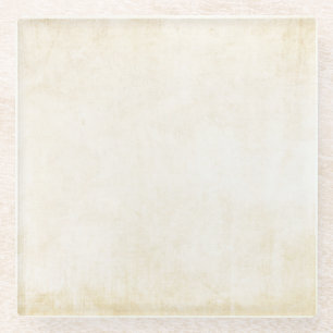 Oud kraftpapier-document: geweven achtergrond glazen onderzetter