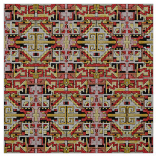 Oud kruid - geomethrisch stammodel / etnisch patro stof