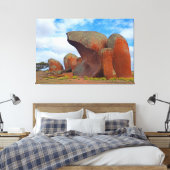 OUD KWARTS 32x48 Canvas Afdruk (Insitu (Slaapkamer))