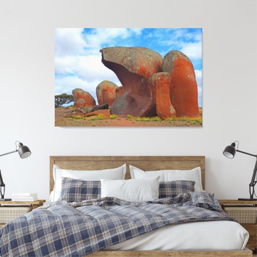 OUD KWARTS 32x48 Canvas Afdruk (Insitu (Slaapkamer))