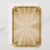 Oud- Land Verjaardag BBQ Party Kaart (Achterkant)