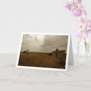 Oud landelijk boerderij landschap kaart