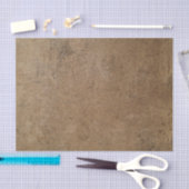 Oud lederboekje, bruin tissuepapier (Craft)