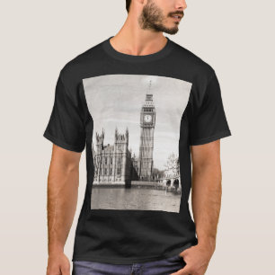 Oud Londen, zwart-wit. T-shirt