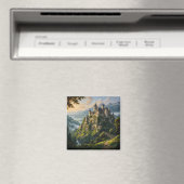 Oud majestueus kasteel magneet (Insitu (Vaatwasser))