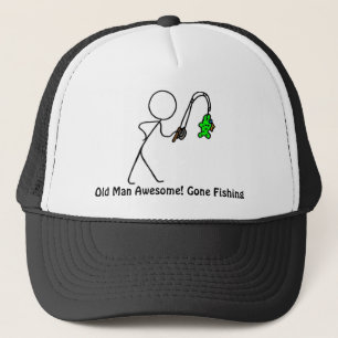 Oud Man Geweldige! Gone Gevist Trucker Pet