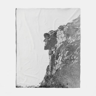 Oud Man in de bergdeken Fleece Deken