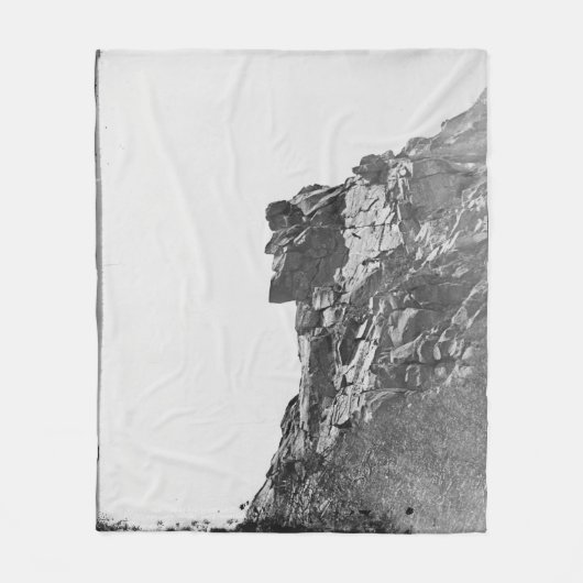 Oud Man in de bergdeken Fleece Deken (Voorkant)