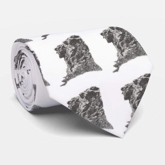 Oud Man in de bergen, NH-Artiest's Pen Schets Stropdas (Opgerold)