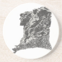 Oud Man in de bergen, NH Sketch Onderzetter