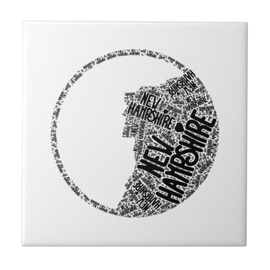 Oud Man in de Mountain Ceramic Tile Black Tegeltje (Voorkant)