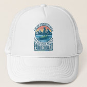 Oud Man met Paddleboard Paddleboarding Gift Dad Trucker Pet (Voorkant)