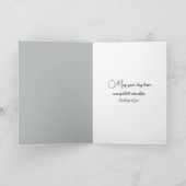 Oud Man met rode rozengraffiti Kaart (Binnen)