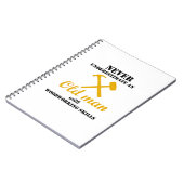 Oud Man met Woodworking Skills Woodworker Funny Notitieboek (Linkerzijde)