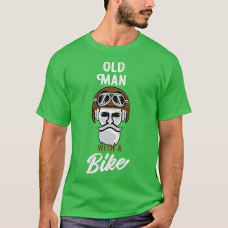 Oud Man Motorcycle Club  Grunge Biker T-shirt