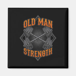 Oud Man Sterkte Spier Gym Training Bodybuilding Magneet