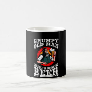 Oud Man, tenzij ik bier Drink Koffiemok