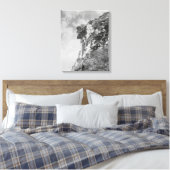 Oud Man van de Berg, 1901.  foto Canvas Afdruk (Insitu (Slaapkamer))