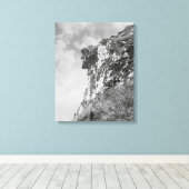 Oud Man van de Berg, 1901.  foto Canvas Afdruk (Insitu (Houten vloer))