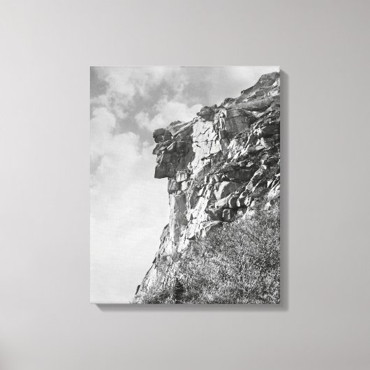 Oud Man van de Berg, 1901.  foto Canvas Afdruk (Voorkant)