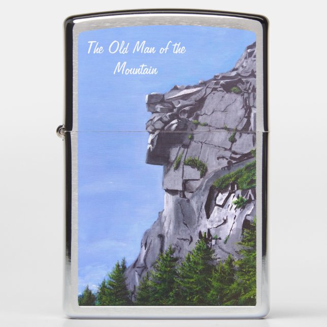 Oud Man van de berg Zippo Lighter (Voorkant)