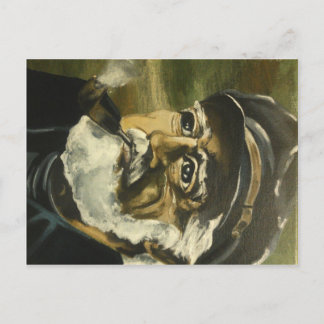 Oud man van het Zee Briefkaart