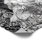 Oud Man van Planten en bloemen digitale kunst Poster (Hoek)