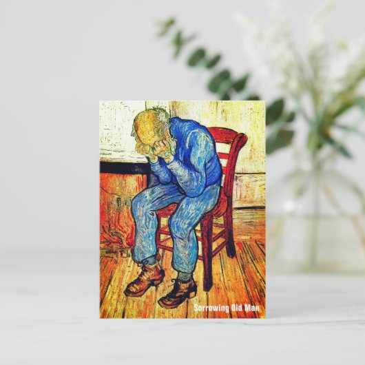 Oud Man van Van Gogh sorteren Briefkaart (Staand voorkant)