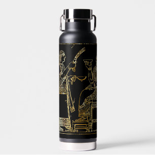 Oud Mesopotamisch Gouden Reliëf Waterfles
