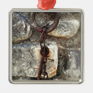 Oud Metalen Ornament