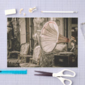  oud meubilair en grammofon tissuepapier (Craft)