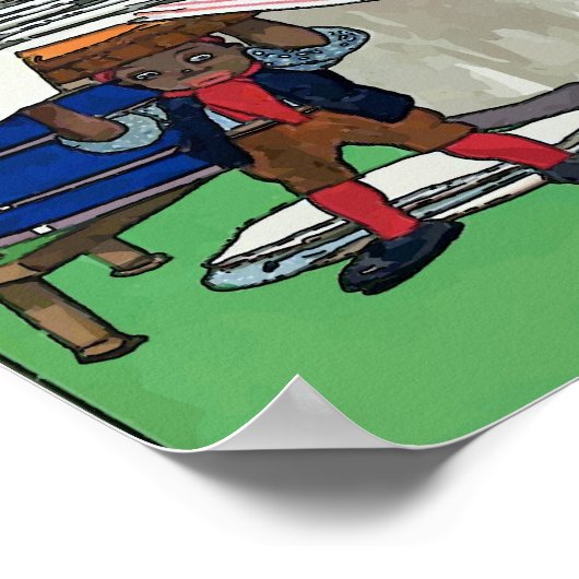 Oud modewasgoed poster (Hoek)