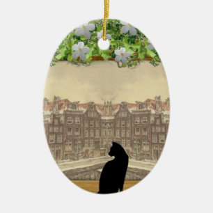 Oud Nederlands uitzicht Keramisch Ornament