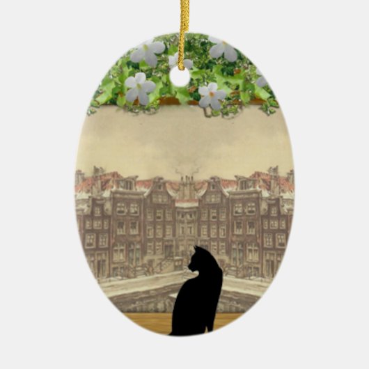 Oud Nederlands uitzicht Keramisch Ornament (Voorkant)