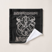 Oud normaal ontwerp bad handdoek (Wasdoekje)