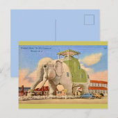 Oud Olifant-Hotel  Briefkaart (Voorkant / Achterkant)