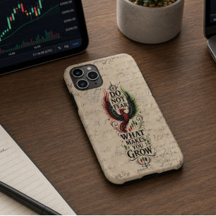 Oud ontwerp van de letter Phoenix: Wees niet bang iPhone 11 Pro Hoesje