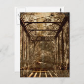 Oud-ontwortelde brug briefkaart (Voorkant / Achterkant)