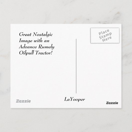  OUD OUDE TREKKER RUMELIJK OLIPULL BRIEFKAART (Achterkant)