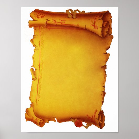 oud papier poster (Voorkant)