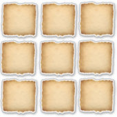 Oud Papier rustiek crafting label (Voorkant)