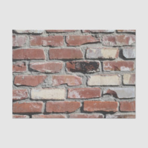 Oud papier voor de rode baksteen