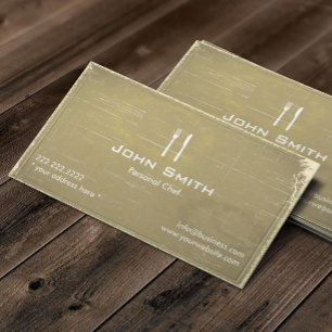 oud papier voor restaurants in cafés visitekaartje