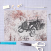  oud papier voor Victoriaans ontkoppeling van auto (Craft)