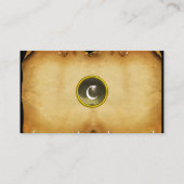 OUD PARCHMENT, GEM STONE, MONOGRAM grijs Visitekaartje (Achterkant)