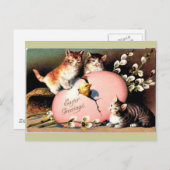 Oud - Pasen Groeten Feestdagenkaart (Voorkant / Achterkant)