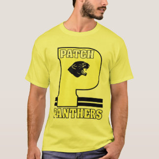 Oud patchontwerp t-shirt